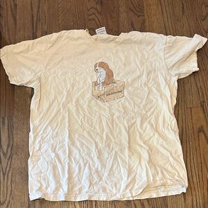 Sadderday Dog Cream Short Sleeve Tee